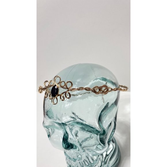 Costume Head Piece, Halloween Costume Accessory, Forehead Jewel, Princess costum - Picture 3 of 10